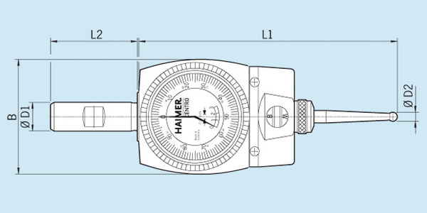 Haimer Centro 3D Sensör Teknik Çizim