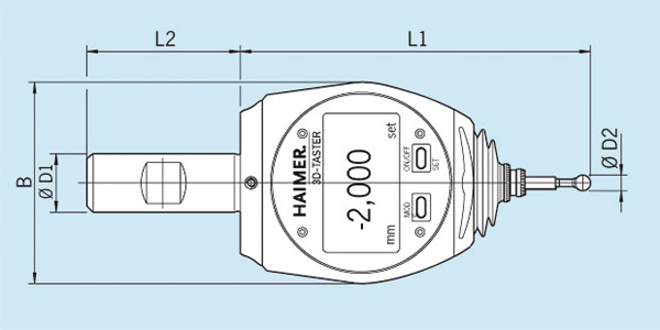 Haimer Dijital 3D Sensör Teknik Çizim