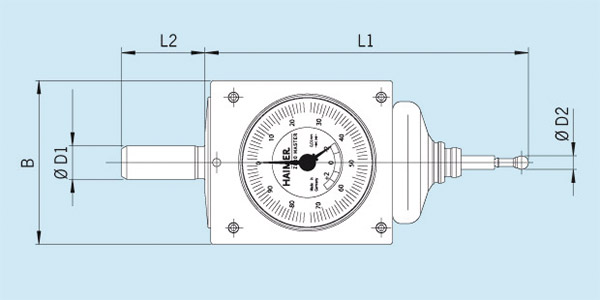Haimer Zero Master 3D Sensor Teknik Çizim